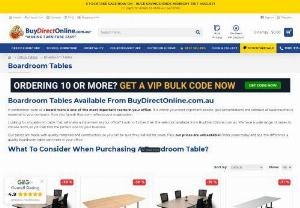 Boardroom Tables & Office Furniture Available from BuyDirectOnline For Sale Australia wide | Buy Direct Online - To convene corporate meeting, it is important for you to be equipped with a boardroom table. Our boardroom tables are available with different features.