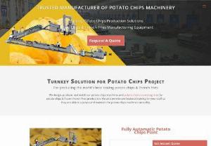 Amisy Potato Chips Machinery - Supply potato chips machinery and customized potato chips plant from laboratory sale to automatic system. All the chips making machines are designed for fresh potatoes and bananas.