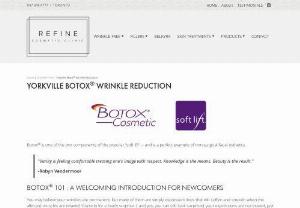 Yorkville botox - Yorkville Botox injections to relax facial muscles and refine and reduce wrinkles in downtown Toronto Yorkville area. Visit us for Botox before and after pictures,  side effects,  cost and other information.