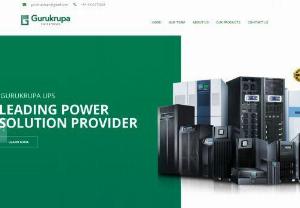 UPS Supplier - UPS Manufacturers in Mumbai from Gurukrupa Enterprises,  India - Online UPS Supplier,  UPS Manufacturer,  socomec UPS systems, voltage stabilizer and servo controlled stabilizers from Gurukrupa Enterprises,  a leading power solution provider from Mumbai,  India.