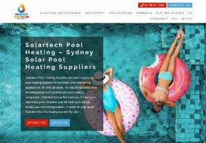 Solar Pool Heating System & Panels | Sydney | Solartech (02) 9674 1900 - Like to extend your swimming season? We supply & install Solar Pool Heating Systems in Sydney that do just that. Call Solartech (02) 9674 1900 for a FREE Quote
