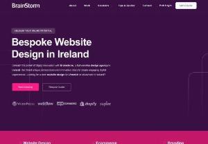 Brainstorm Design Studio Limerick - Brainstorm Design are a Limerick based Creative Graphic Design Studio - Delivering solutions through Print / Web / eCommerce Design / Brand Identity / Video Production
