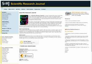 Call for papers journal,  publishing research papers - SCIRJ is a worldwide open access publisher serving the academic research and scientific communities by launching peer-reviewed journals covering a wide range of academic disciplines. We aim to provide publish papers online,  Call for research papers and For Students.