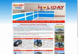 Holiday Tours Rhodes - Rent a Car & Travel Agency in the greek island of Rhodes,  Dodecanese islands,  Aegean sea,  Greece. Bus tours,  excursions,  rent a car,  daily cruises,  bus transfers,  car rentals.