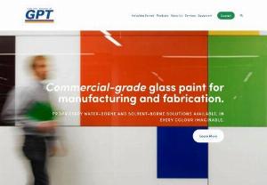 Glass Paint Technology Inc. Homepage - Glass Paint Technology Inc. supplies both Water-Borne and Solvent-Borne coatings for the back-painting of glass. We enable production of high quality back-painted glass in-house at a fraction of the cost of buying finished product. As a premium North American supplier to all levels in the glass fabrication industry
