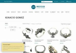Ignacio Gomez Mexico Artisan Jewelry - Mexican Silver Store displays stunning handcrafted sterling necklace and bracelet jewelry designs from gifted artisan Ignacio Gomez,  directly out of Taxco Mexico.