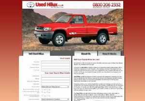 Used Hilux | Sell Used Toyota Hilux | We buy any used Hilux - Sell your used Toyota Hilux. We buy any used Toyota Hilux for cash.