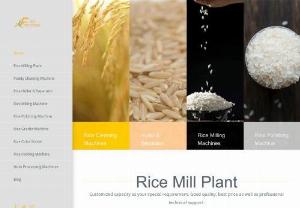 Supply Rice Processing Equipment and Rice Milling Solutions - Supply various rice processing machines and rice milling production lines with different capacity.