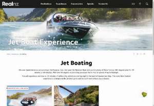 Iconic Queenstown Jet boat adventure - Jet for 25 minutes or 60 minutes. You choose! Iconic jet boat adventure right in the heart of Queenstown, New Zealand.