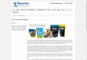 Pet FoodPackaging - Pet food packaging is no longer just plain bulk paper bags or cardboard boxes. Packaging of pet food should be attractive with beautiful design.