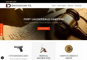 Fort Lauderdale Criminal Defense Attorney | Civil Litigation | Davitian Law, P.A. - Davitian Law, P.A. specializes in criminal and civil cases involving guns. If you've been arrested on gun charges in Fort Lauderdale, or your Second Amendment rights have been violated, call us to learn how we can help your case. Initial consultations are always free: (954) 488-2420.