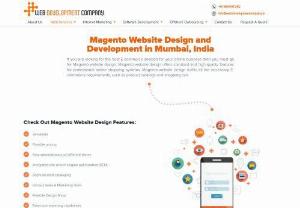 Magento Website Design Services - Magento is best open source platform to create online shopping cart. We have big skilled team of magento developers provides full functional ecommerce website as per your business need. Elegant design,  product import and export facility, seo friendly URL structure,  product compare facility are some of our Magento development services in helps you to build strong online store of your business.