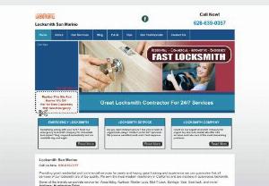 Locksmith San Marino, CA | 626-639-0357 | Great Low Prices - Our Company Locksmith San Marino Can Offer You Trunk Opening, Chip Key Replacement & Car Lockout Service.