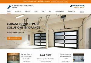 Any Time Garage Door Orange - Located in Orange,  California,  our garage door company has the widest range of service for wood,  steel and aluminum garage doors. Call us any time if you need garage door repair or maintenance services. Phone: 714-923-0206