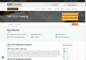 Sap fico online training - KBS is one of the best SAP FICO online training institute and providing online class all over the world like Hyderabad, Bangalore, India, USA, UK. Etc.