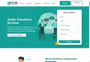 Screenshot of Accurate English to Arabic Translation Services