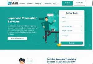 Screenshot of English to Japanese Translation Services