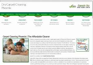 Tile Cleaning Phoenix - Organic Dry Carpet Cleaning services are great for families and households because these services are providing the hygiene cleaning solution for carpets.
