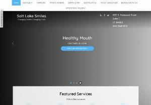 Dental appliance West Jordan - Salt Lake Smiles is a cosmetic dentist,  specialized in family & cosmetic dentistry. Our area includes West & South Jordan,  UT,  Sandy,  Riverton,  Salt Lake City in Salt Lake County.