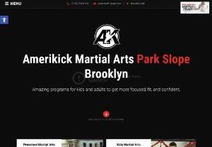 Martial Arts & Karate Classes Brooklyn | Amerikick Martial Arts (Park Slope) Self Defense School - #1 kids, teens, women, and adults martial arts school in Brooklyn, NY. See why hundreds of people love our self-defense training classes. Perfect for self-defense, fitness, self-esteem, building confidence and fun.