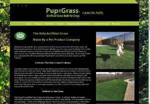 Pup-Grass Synthetic Grass Built for Dogs - Pup-Grass Artificial Dog Grass Drains Instantly. Use for Kennels,  Landscaping,  Dog Parks and Potty areas for Dogs.