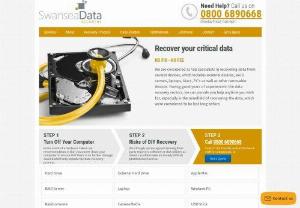 Data Recovery Specialist,  Swansea Data Recovery - We offer the most comprehensive data recovery service in the Swansea area. Our data recovery specialists are fully trained in handling any storage device.