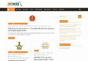Jobway - This jobway site provides information about all governament jobs,  IT jobs,  Bank jobs,  Teaching jobs,  Part time jobs,  latest results,  notifications and more.