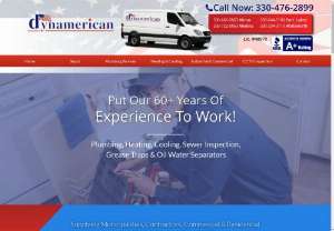 Dynamerican Plumbing and Drain services - Dynamerican offers plumbing and drain solutions since 1957 across USA,  mainly in Ohio in cities like Medina,  Akron,  Port lakes,  Wadsworth,  Copley & Canton. Services offered are industrial care,  septic solution,  and drainage repair for municipalities,  residences,  industries and contractors.
