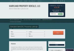 Maryland Rental Property - Maryland Property management renders full service for rentals apartments,  single family homes in Prince Georges County,  Anne Arundel,  Frederick,  Carroll,  Montgomery and other neighboring counties of Maryland.
