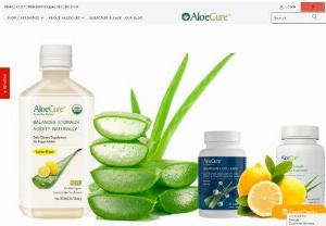 100% Pure Aloe Vera Juice - Aloevera Drink - AloeCure offers 100% pure aloe vera juice certified by ECOCERT. Aloevera drink is loaded with vitamins,  amino acids,  minerals and other health components.