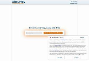 Obsurvey - Free Survey Maker - Create your own survey,  questionnaire or a poll online,  for free,  with Obsurvey.