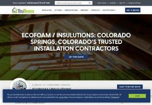 Insulation Contractors In El Paso County, CO | EcoFoam / Insulutions - Local Insulation Contractors and Installers in El Paso County, CO. Free Quote! Call us today. EcoFoam / Insulutions - We're more than contractors; we are strategic partners. We offer: Blown-In-Blanket Systems (BIBS) , Fireproofing, Gutters and more installation services.