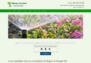 Midwest Lawn Sprinkler - Midwest Sprinkler Service and Sales in Omaha,  NE. Is a licensed,  insured locally owned and operated sprinkler Midwest Sprinkler Omaha company