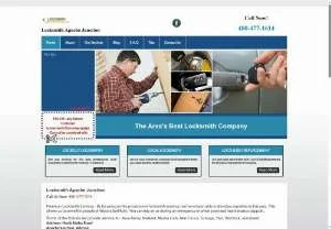 Screenshot of Locksmith Services in Apache Junction, AZ