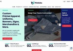 Quality T Shirt Printing Online - Printicks - No Minimum order,  design your own shirt online,  quality DTG printing 100% Australian owned and operated. Fast and reliable delivery. Get custom pool shirts.