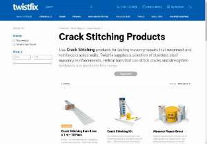 Brick Repair | Crack Stitching | Twistfix - Crack stitching products online with Twistfix. Twistfix products offer latest in crack stitching techniques to reinforce cracked walls