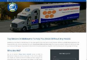 Cheapest removalist in melbourne | cheapest removalists melbourne | cheapest movers melbourne - Mymatemovers Packers and Movers offers cheapest packers and movers service in melbourne. We provide services such as pre packing moving,  home moving consultant etc.