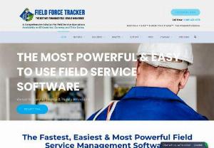 Field Service Management Solution - Field Force Tracker is a comprehensive Field Service Management Solutions. Our Web-based Field Service Management Software will streamline Scheduling,  Dispatch,  Customer Management,  Vendor and Employee Management,  Work Orders,  Equipment Maintenance,  Inventory Tracking,  Contracts,  Estimates,  Invoices,  Payments and Accounting entirely online. Field employees can use our feature rich yet simple to use Mobile Apps to update job location,  generate invoices or submit timesheets saving time