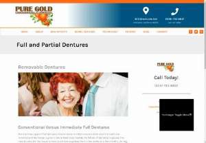 Dentures - Dentures Redlands: Dentures are an affordable option to replace missing teeth. Dr. Vines at Pure Gold Dental in Redlands offers the latest qualities in dentures.