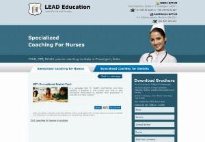 OET Coaching for Nurses - If you are looking for best OET Coaching for nurses,  Lead Education is the best OET institute in India,  providing best coaching to Nurses from experienced faculty.