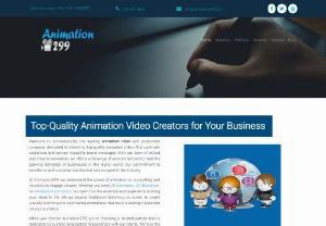 Animated Business Video Creators - The world of animation has no boundaries. It is an extremely creative field. We at animation299 have large number of such animated video creators who put in all their ideas and creativity to make the best desired animated videos for you.