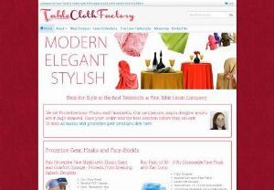 Table Cloth Factory: Tablecloths, Custom Table Linens & More - Order Tablecloths for Less at Table Cloth Factory - #1 Online Source for High-Quality Tablecloths, Chair Covers, Custom Table Linens, Overlays & More 