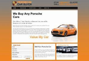 Porsche Car Buyer | Sell My Porsche - We buy any Porsche cars,  any model,  age and condition. Quick and easily sell your used Porsche