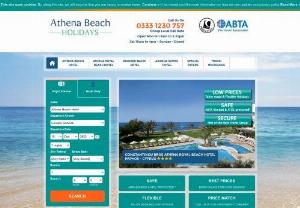 Athena beach Hotel - Athena Beach Holidays offers a huge range of Paphos holiday options for the Athena Beach Hotel,  Athena Royal Beach Hotel,  Pioneer Beach Hotel and the Asimina Suites Hotel.