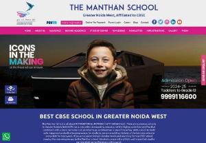 The Manthan School Noida - The Manthan School,  Noida is a new initiative by Mahagun in education - where the process is as important as the end product. The school is dedicated to provide world class education in Noida,  Greater Noida and Ghaziabad. The school is all set to be among top rated CBSE affiliated school,  located at Mahgun Moderne,  Sector 78,  Noida ( DELHI NCR ) offering admissions in classes Play Group to V for the upcoming session.