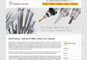 Metal Cutting Tools Suppliers in Delhi NCR - Ashish Udyog one of the best destination for Metal Cutting Tools Suppliers in Delhi NCR, for More detail visit websit