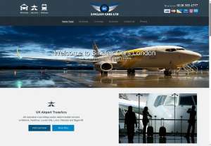 London Airport Transfers - Sinclair Cars offers London airport transfers to Heathrow, Gatwick, Stansted, and Luton airports, including shuttle and taxi services.