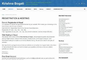 Domain Registration | Web Space Registration - Domain Registration Nepal,  web hosting - provide cheapest Domain Registration and Web Hosting in Nepal