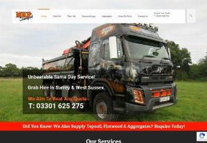 Grab Truck Sussex - MKP Transport Services provide muck away,  grab truck,  grab lorry and grab hire in sussex and surrey.