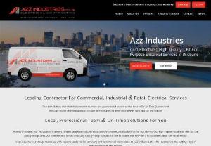 Electricians Services - AZZ industries is a leading electrical equipment installation company in brisbane with experienced staff and professional electricians working in all fields as domestic and commercial environment with years of satisfaction of their clients.